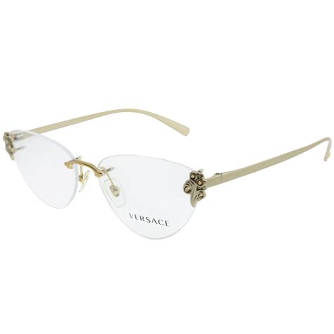 shop versace glasses women|Versace rimless eyeglasses for women.